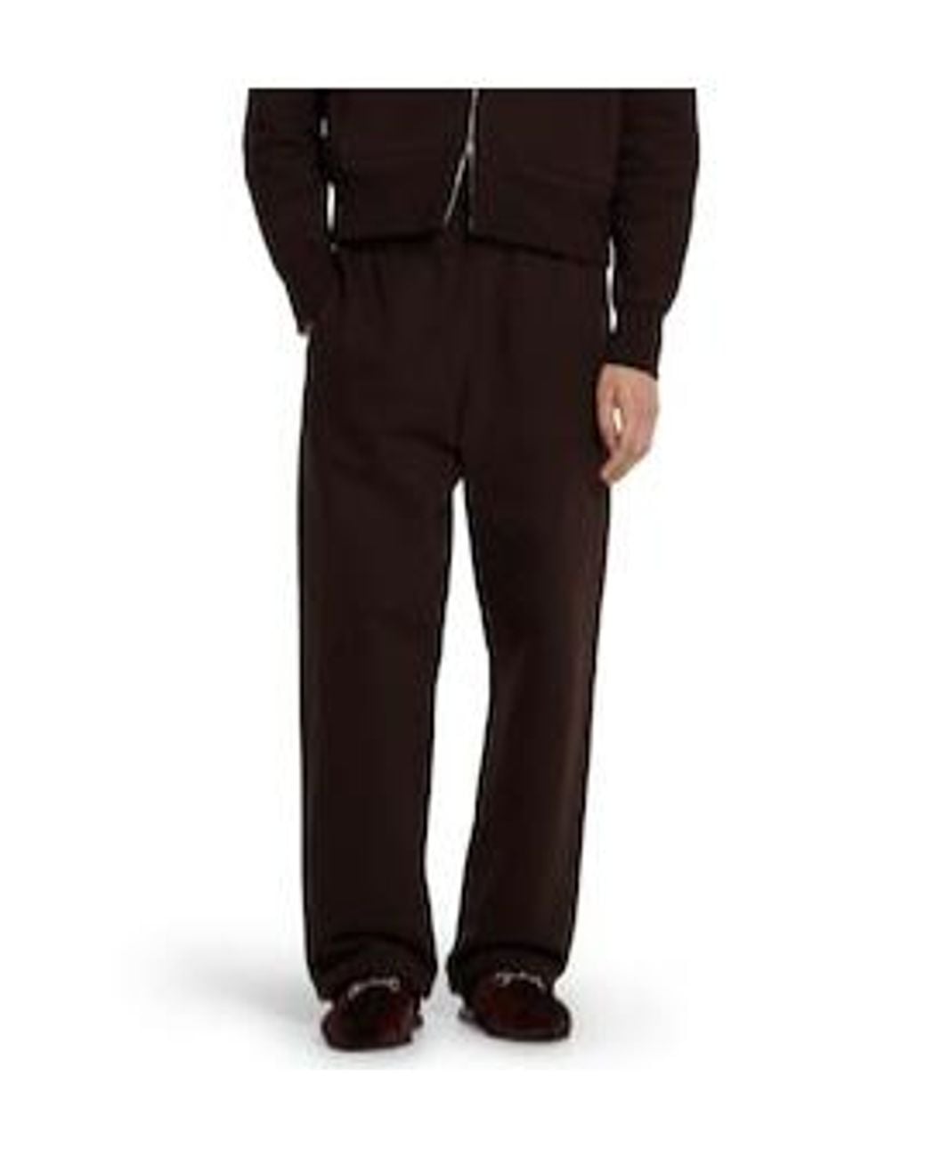 Gucci Black Brushed Jersey Jogging Pants for men