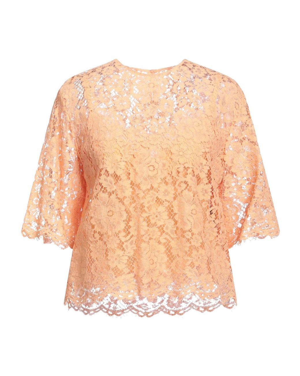 Dolce & Gabbana Natural Solid Color Tops