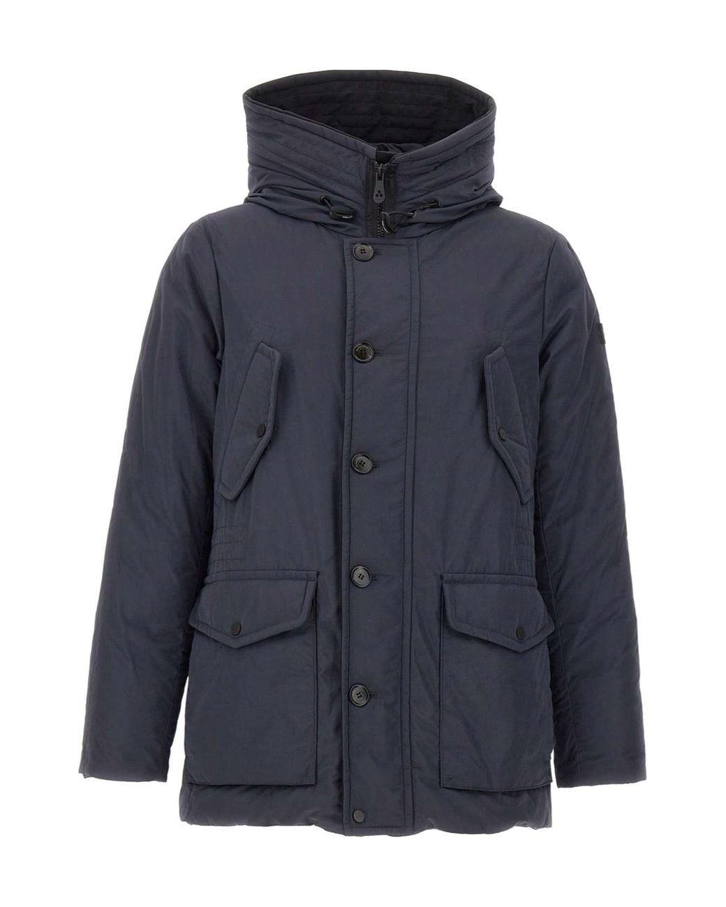 Peuterey Blue Hooded Parka for men
