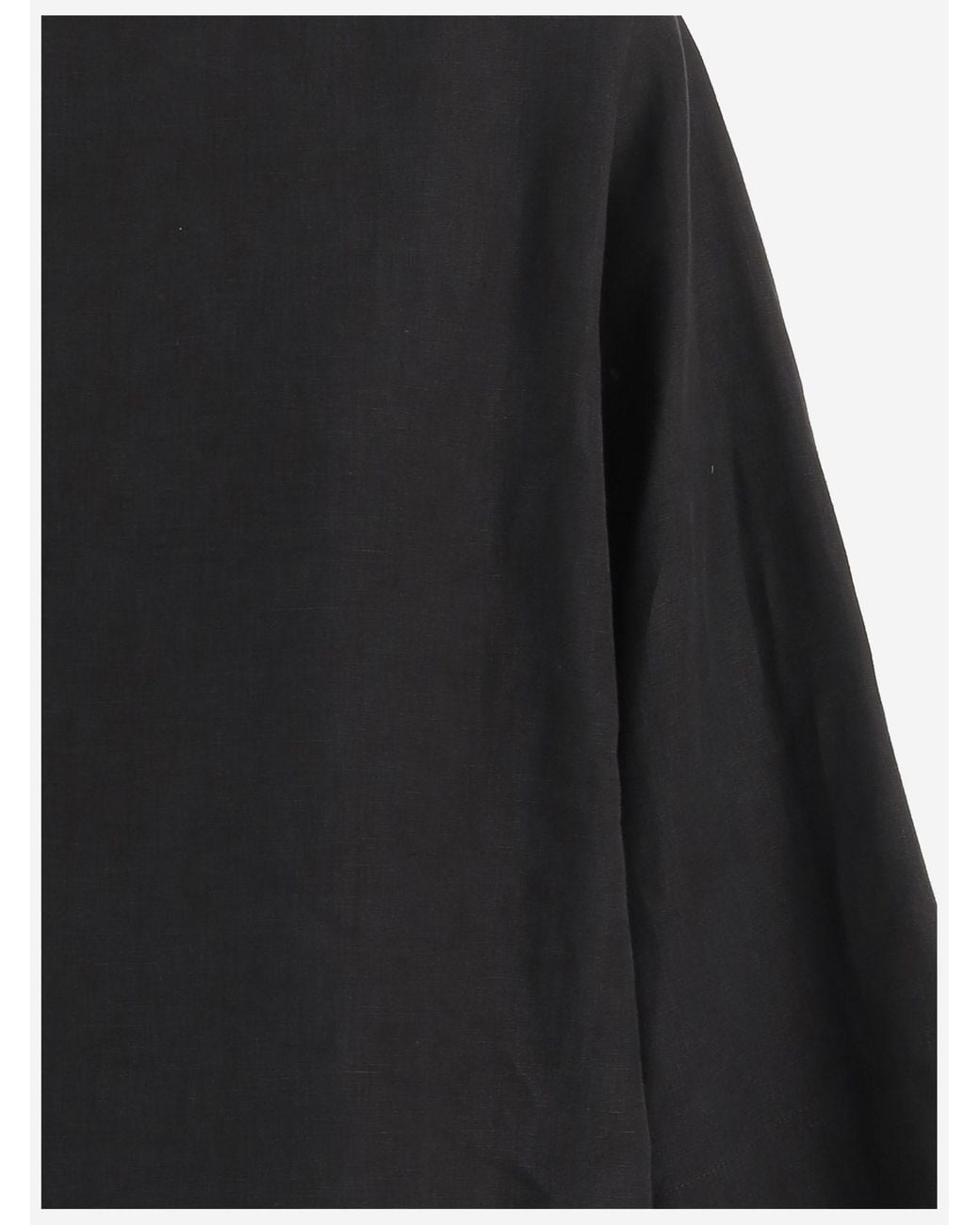 The Row Black Long-Sleeved Pullover