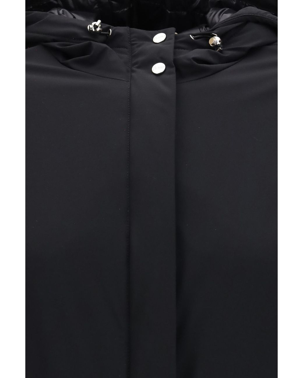 Herno Black Hooded Padded Down Jacket