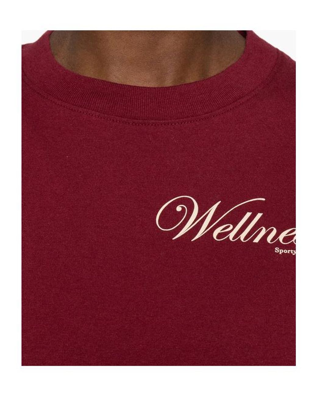 Sporty & Rich Red Short-Sleeved T-Shirt