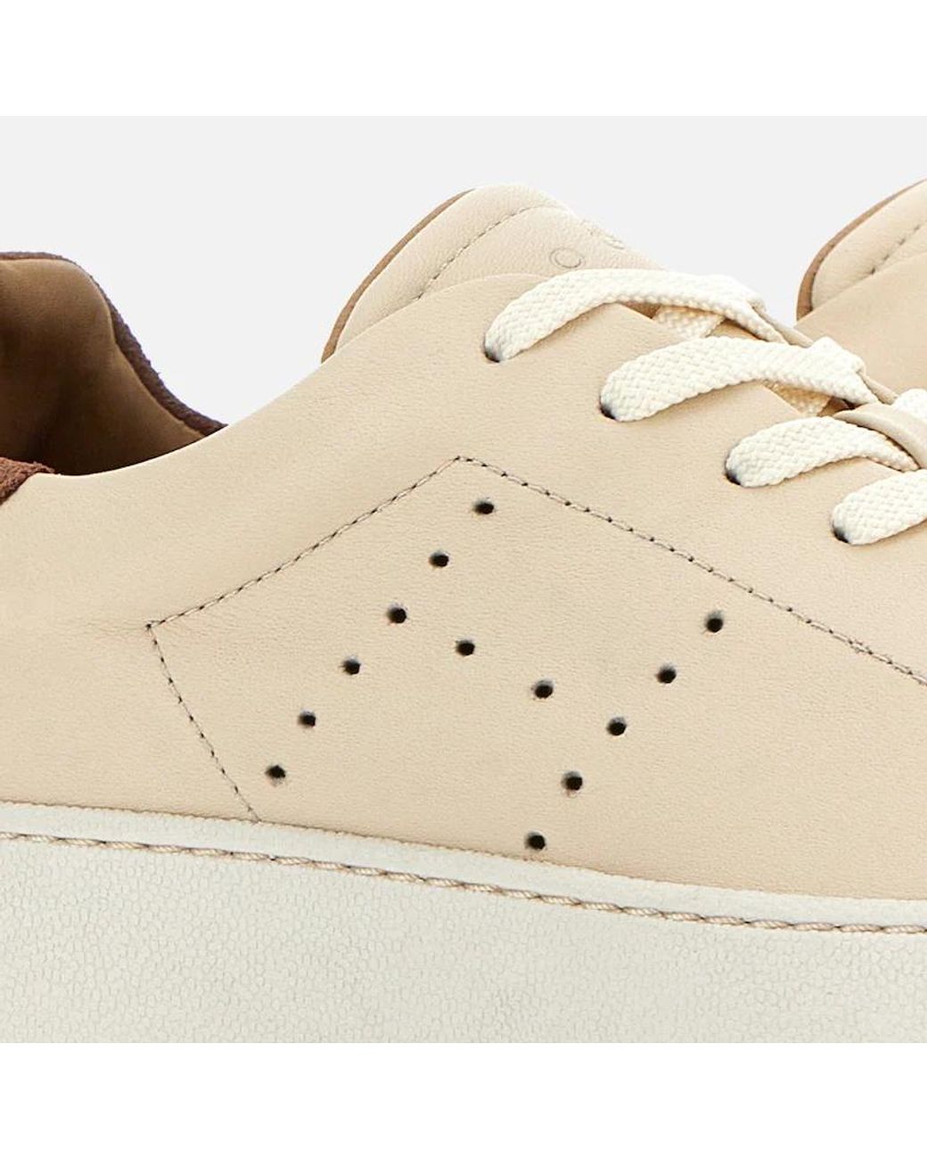 Hogan Natural H672 Round Toe Lace-Up Sneakers