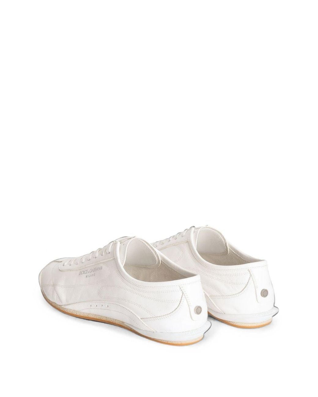 Dolce & Gabbana White Low-Top Sneakers for men