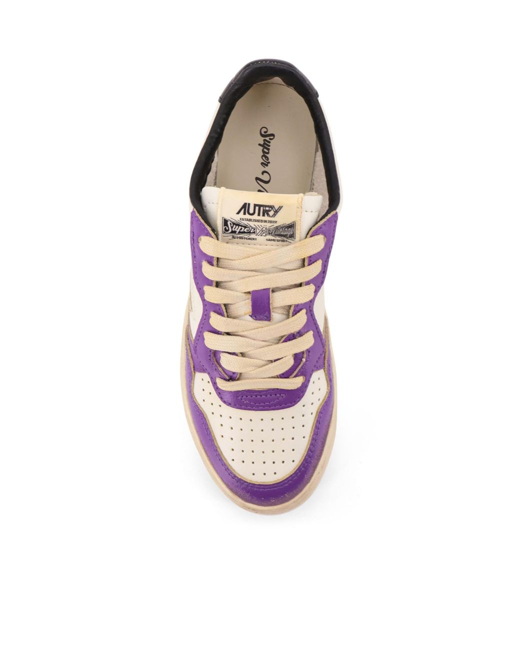 Autry Pink Medialist Low Vintage Low-Top Sneakers