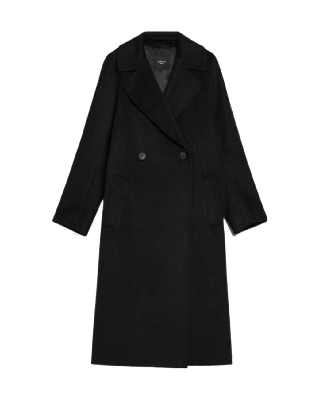 Weekend by Maxmara Black Resina Belted Waist Coat