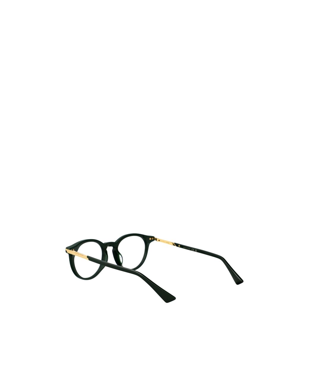 Bottega Veneta White Eyewear Round Frame Glasses for men