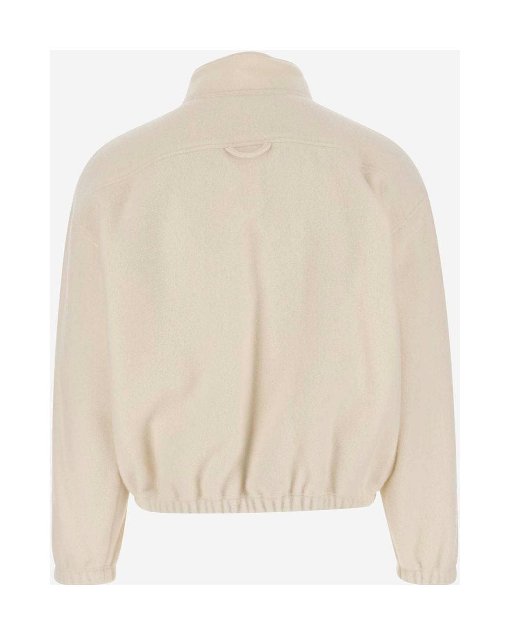 Rier Natural Half-Zip Fleece Sweatshirt for men