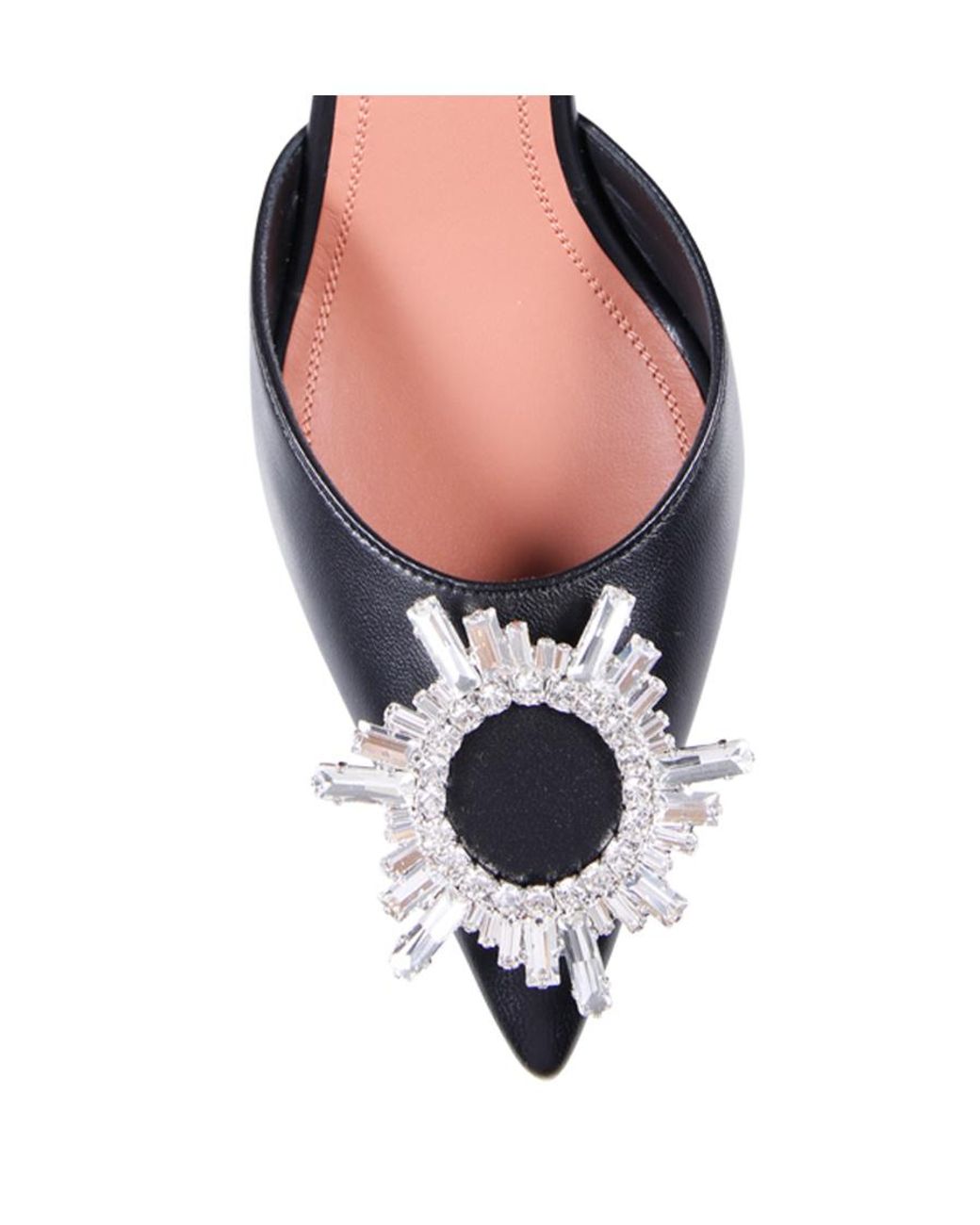 AMINA MUADDI Blue Pointed-Toe High Heels