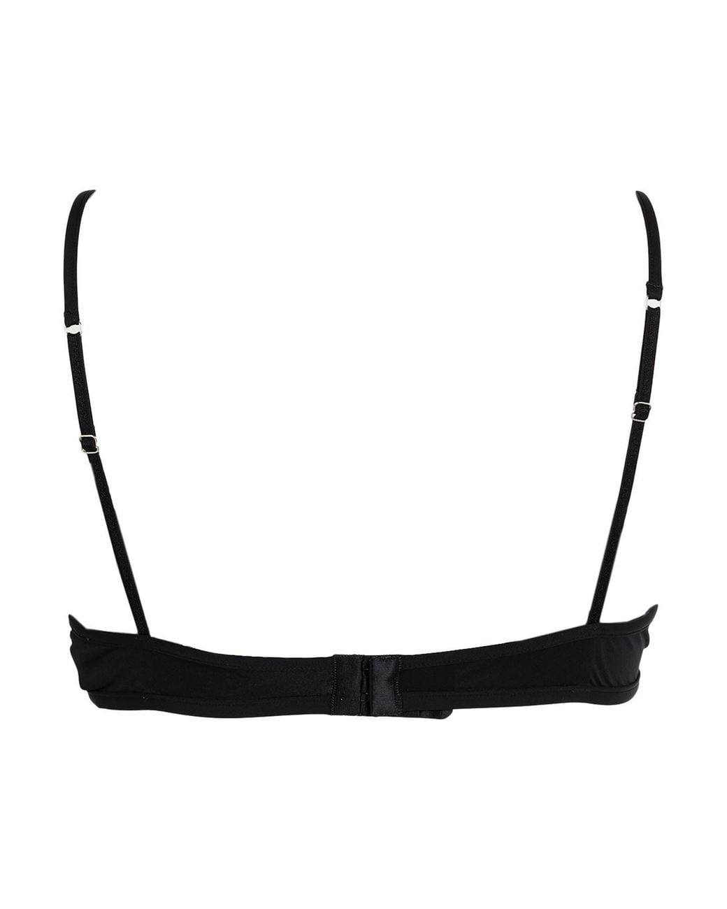 DIESEL Black Simple Solid-Colored T-Shirt Bra