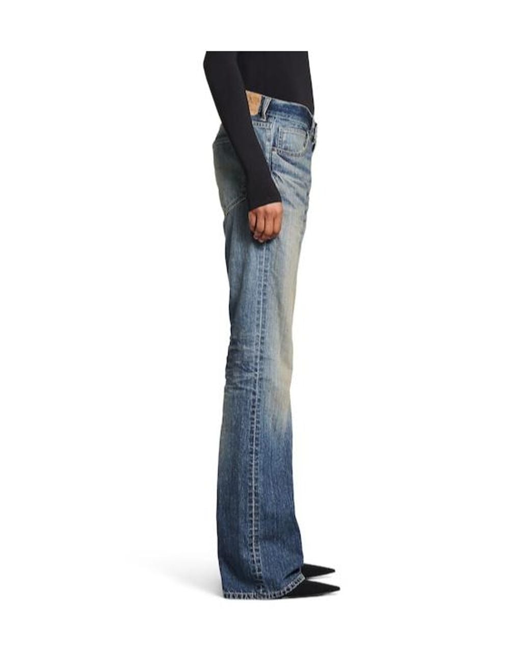 Balenciaga Blue Straight-Leg Jeans