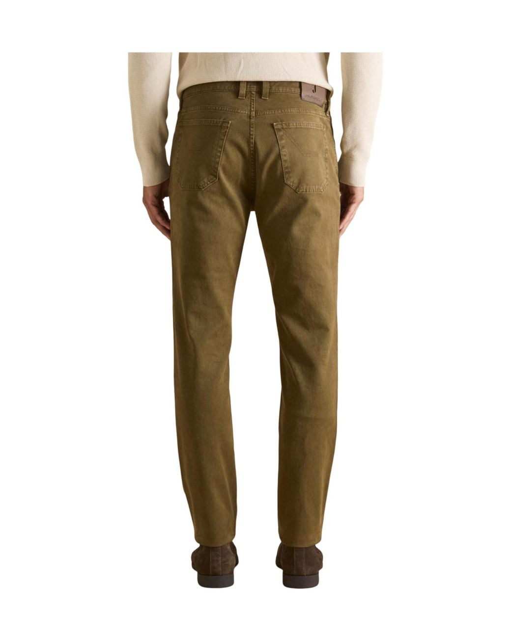 Jeckerson Green Belt Loop Jeans for men