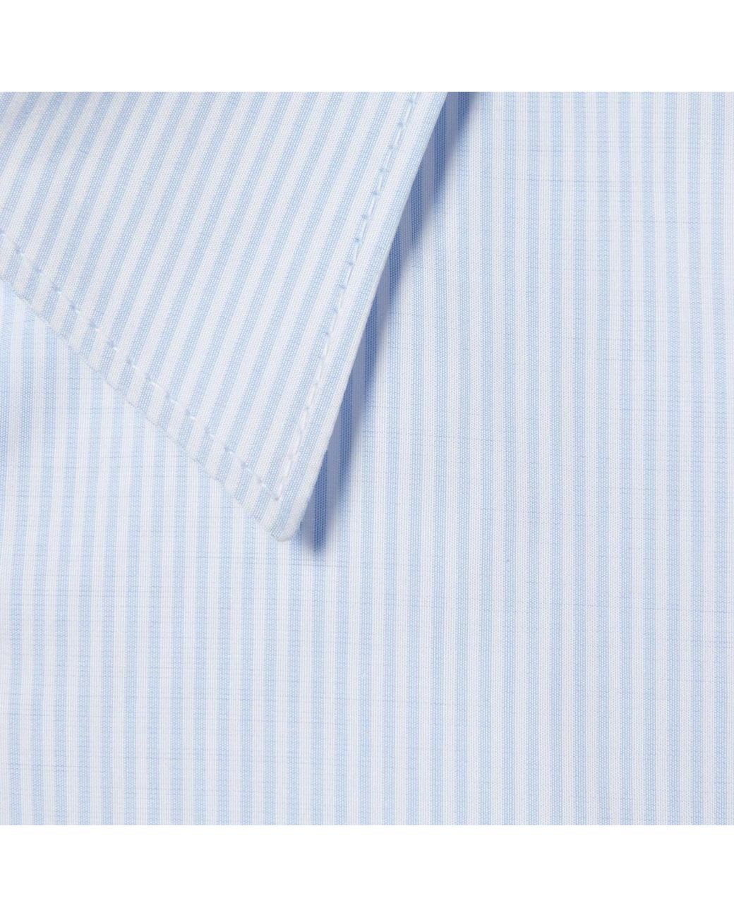 Gucci White Striped Poplin Shirt for men