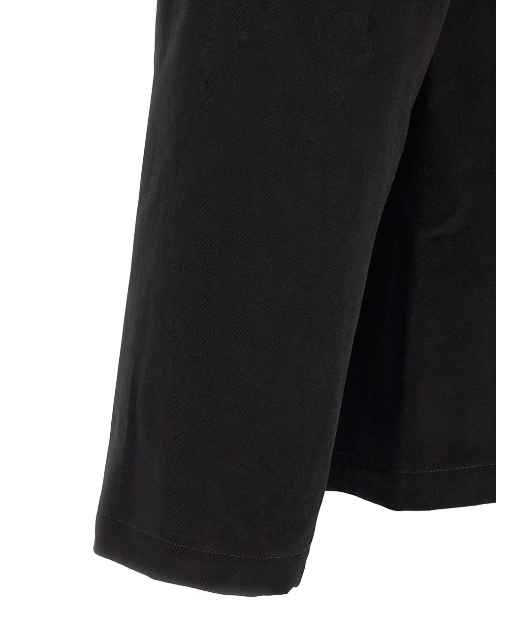 Saint Laurent Black Button-Up Long-Sleeved Overshirt for men