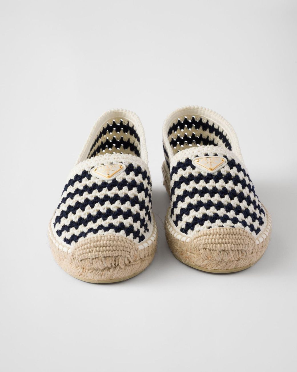 Prada Multicolor Crochet Espadrilles