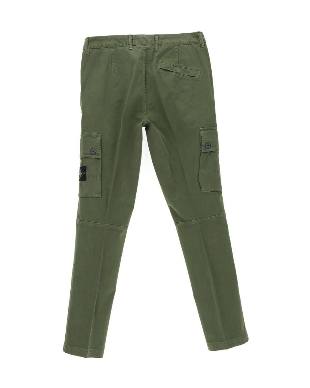 Stone Island Green Logo Overalls for men