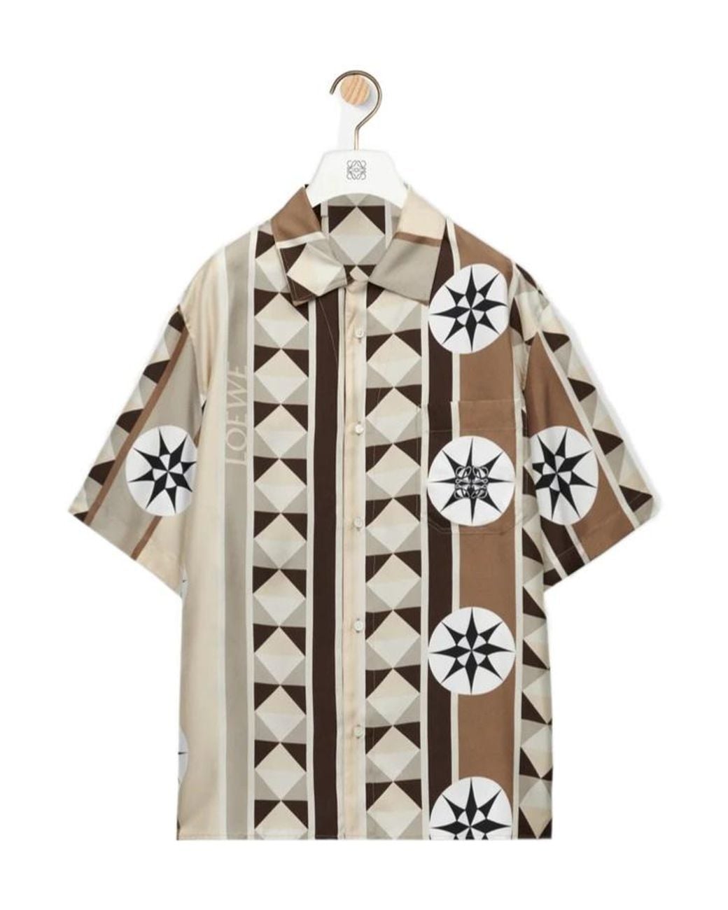 Loewe Metallic Short Sleeve Shirt for men