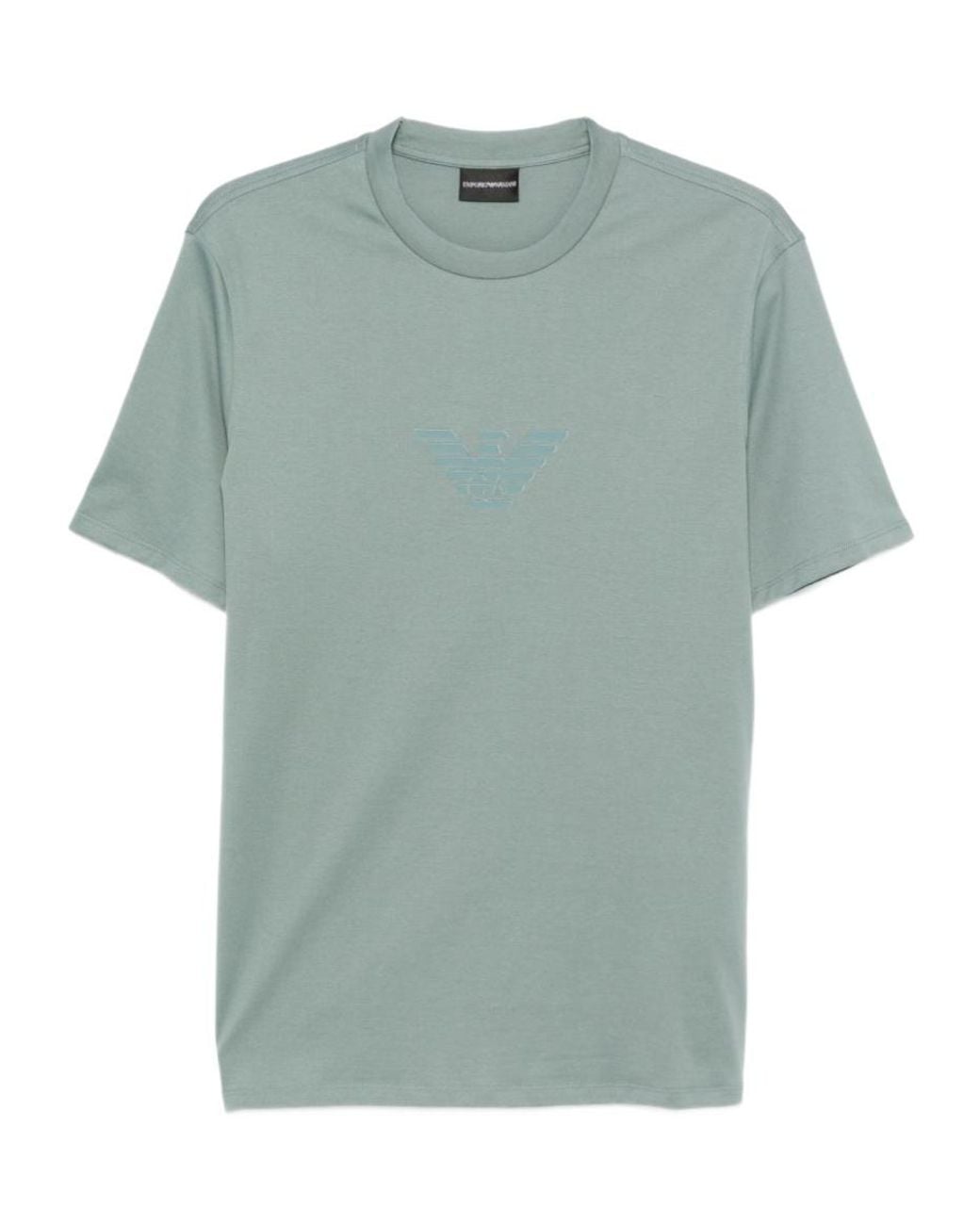 Emporio Armani Green Logo T-Shirt for men