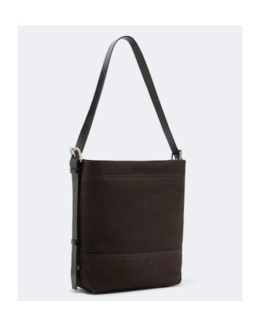Lemaire Black Medium Leather Shoulder Bag