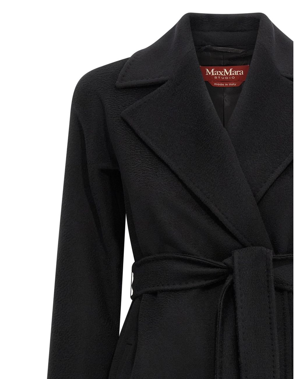 Max Mara Black 'Dravenna' Coat