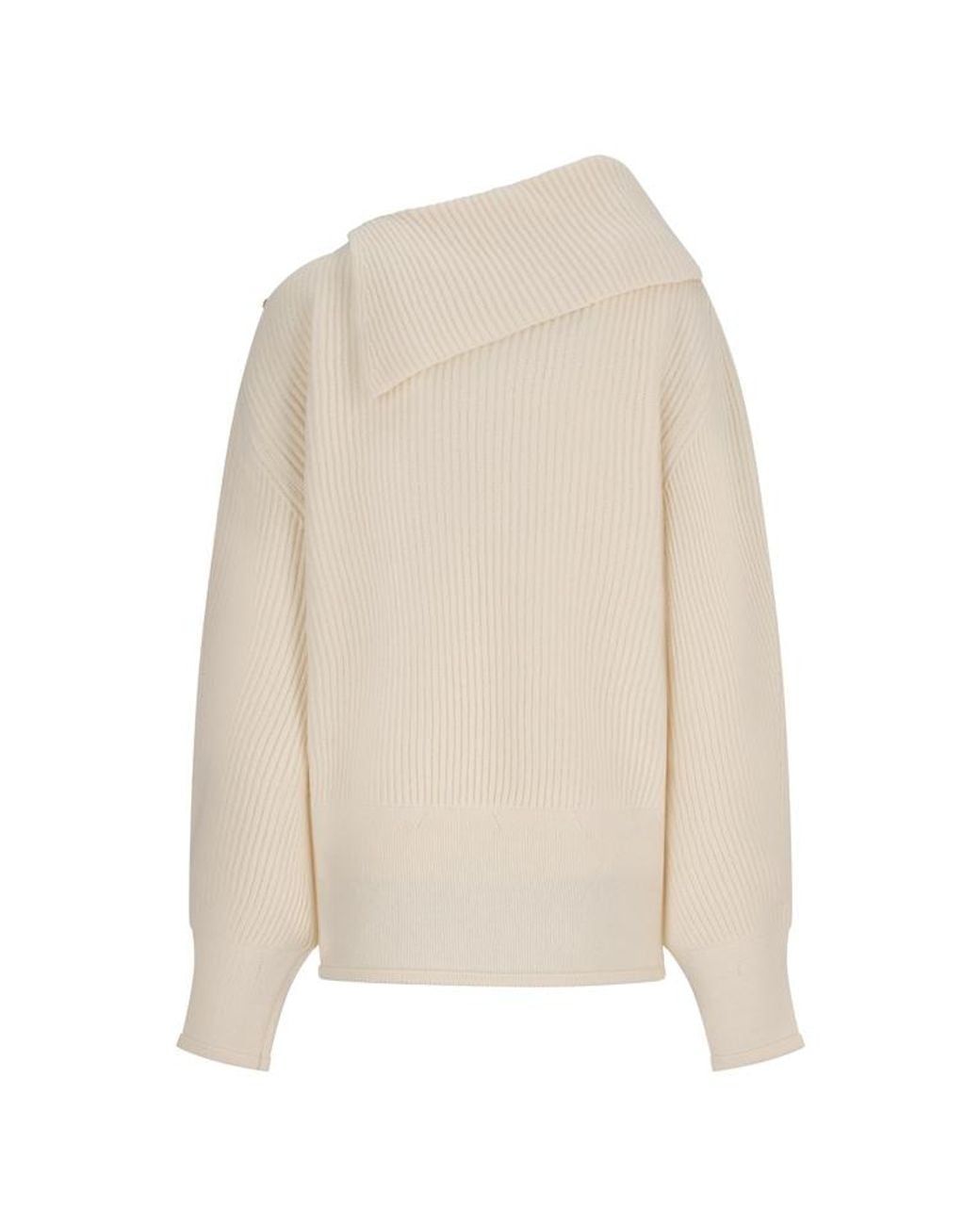Blumarine White Sailor Collar And Buttons Jumper