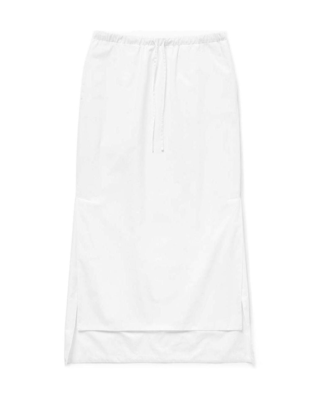1989 STUDIO White Asymmetrical Midi Skirt
