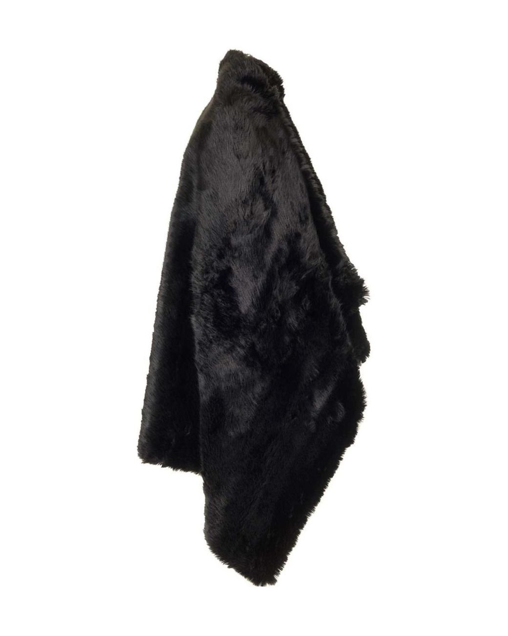 Balenciaga Imitation Wool Cloak in Black | Lyst