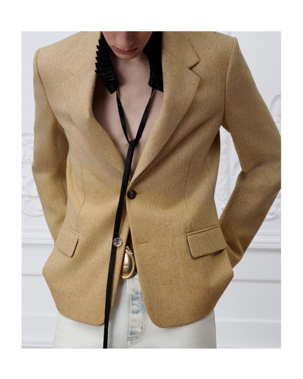 Dior Natural Single-Breasted Jacket for men