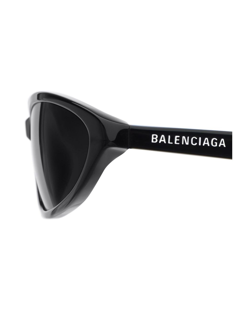 Balenciaga White Eyewear Cat-Eye Frame Sunglasses