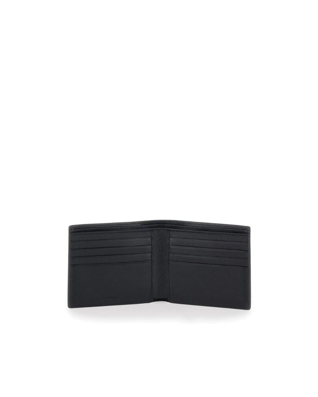 Balenciaga Black Credit Bifold Wallet for men