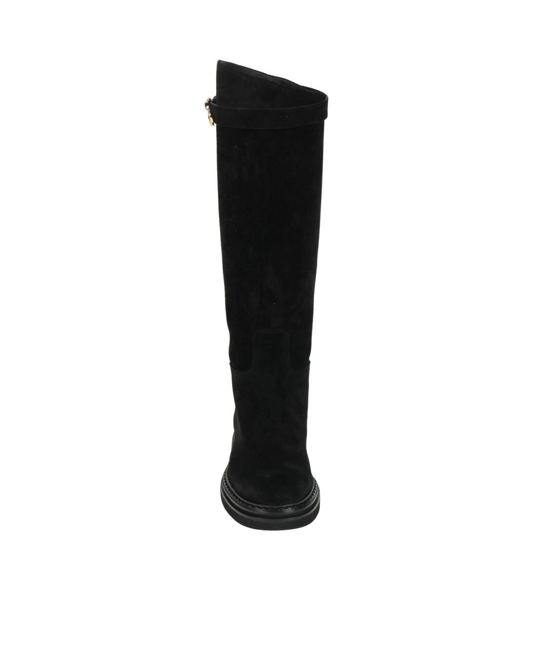 Dolce & Gabbana Black Solid Color Long Boots