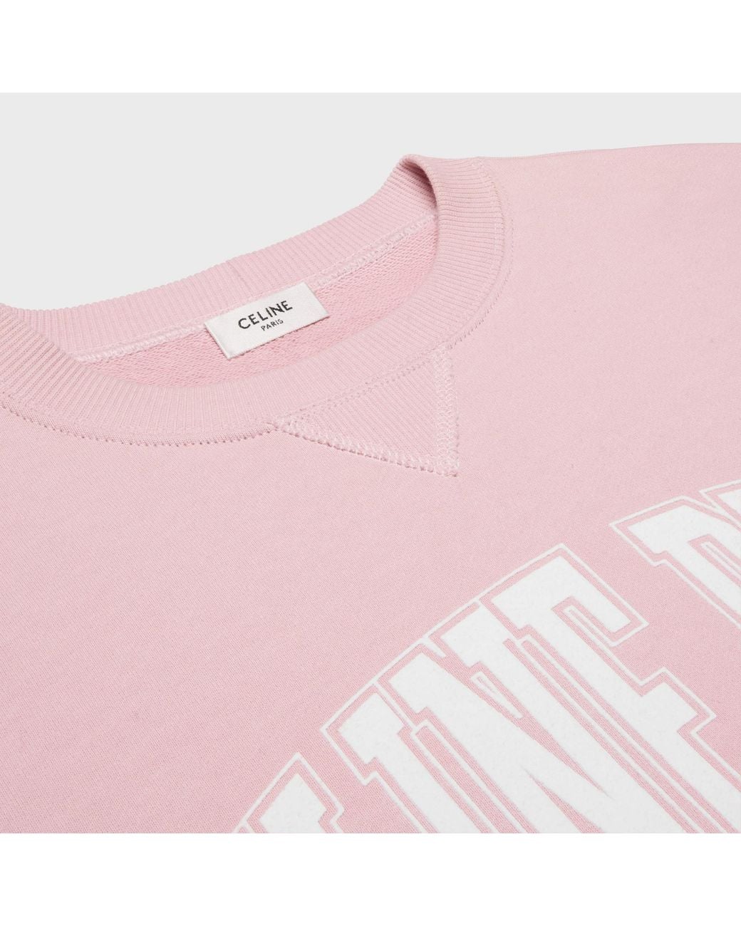 Céline Pink Oversized Sweatshirt