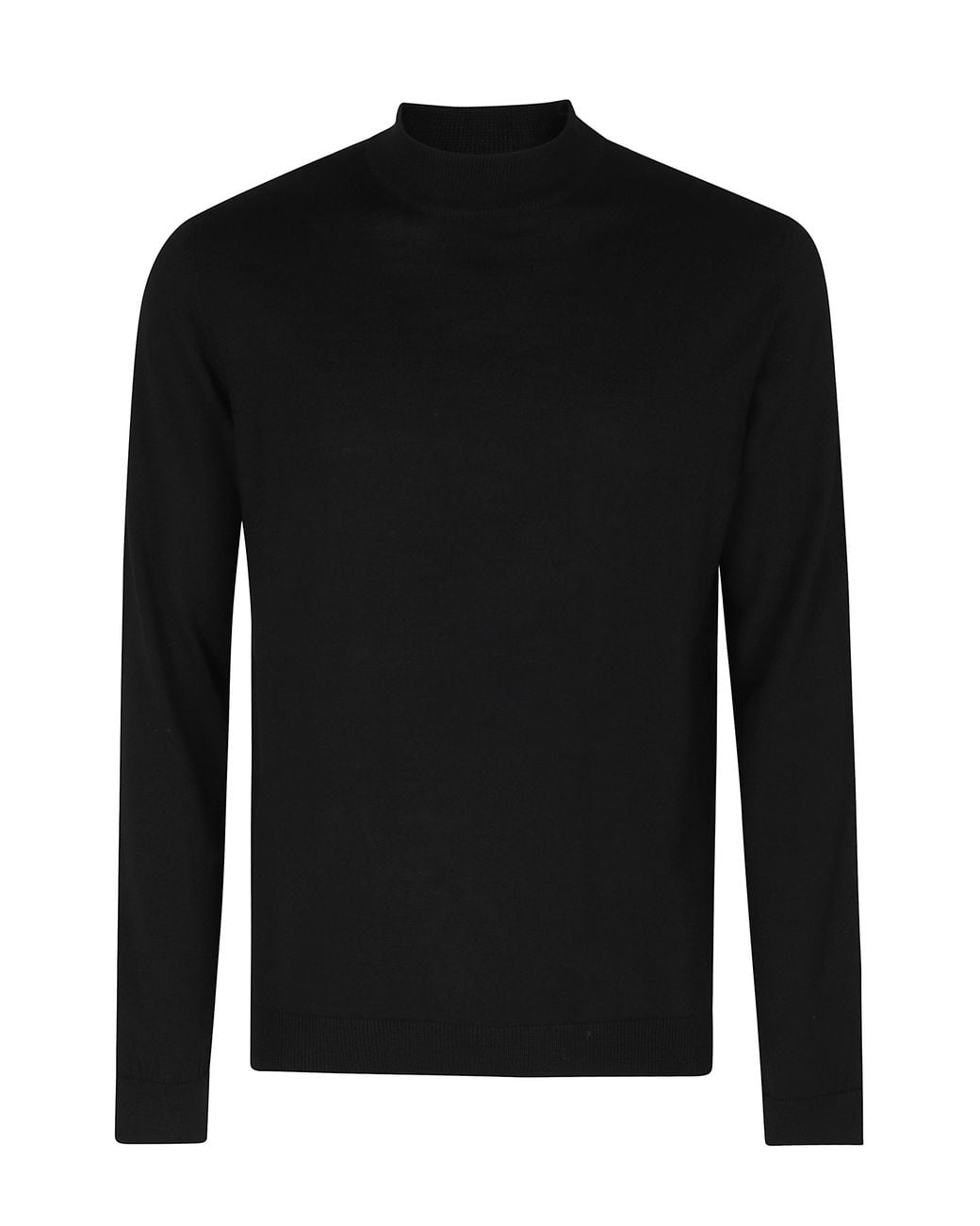Roberto Collina Black Turtleneck Sweater for men