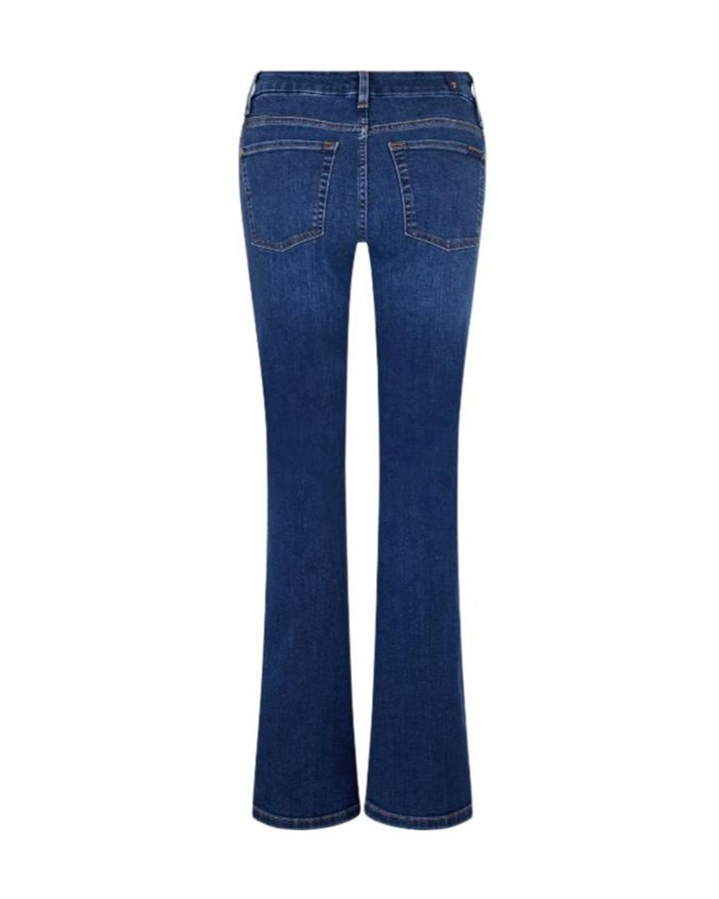 7 For All Mankind Blue Bootcut Jeans