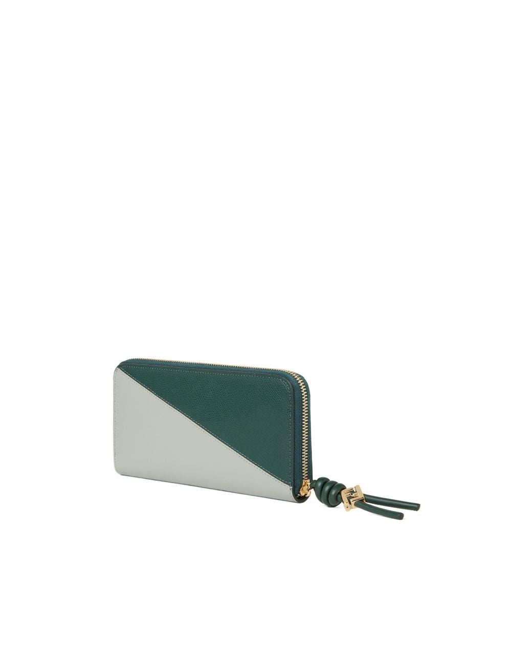 Fendi Green And Matcha Leather Wallet
