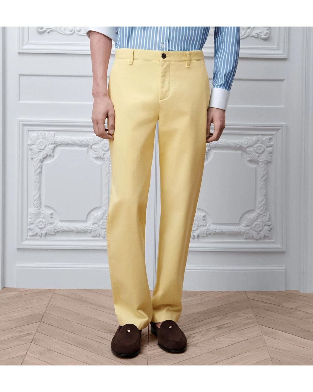 Dior Yellow Chinos for men