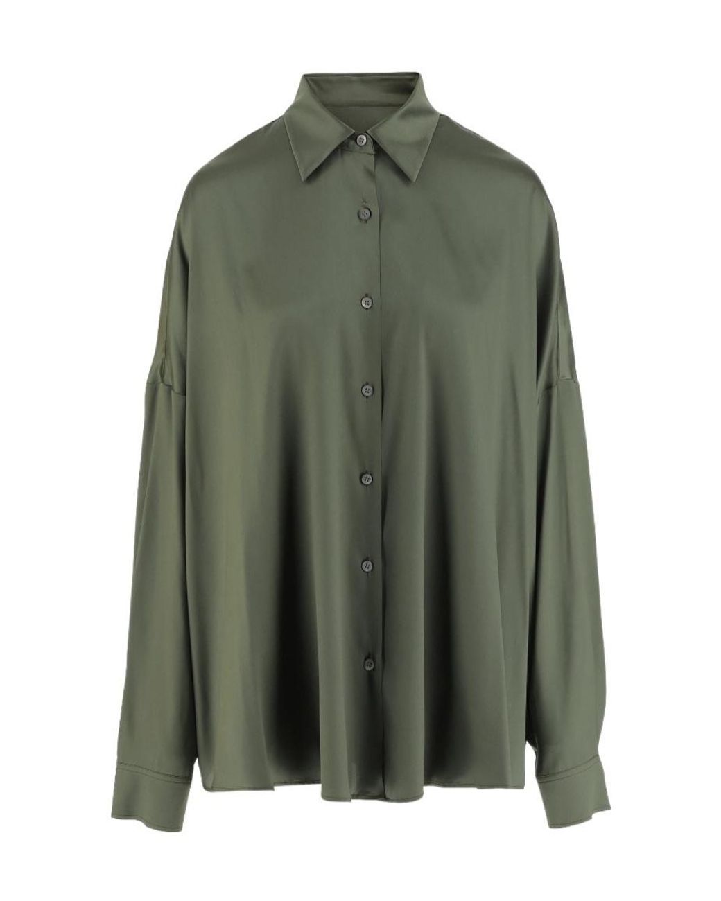 Dries Van Noten Green Long Sleeve Shirt