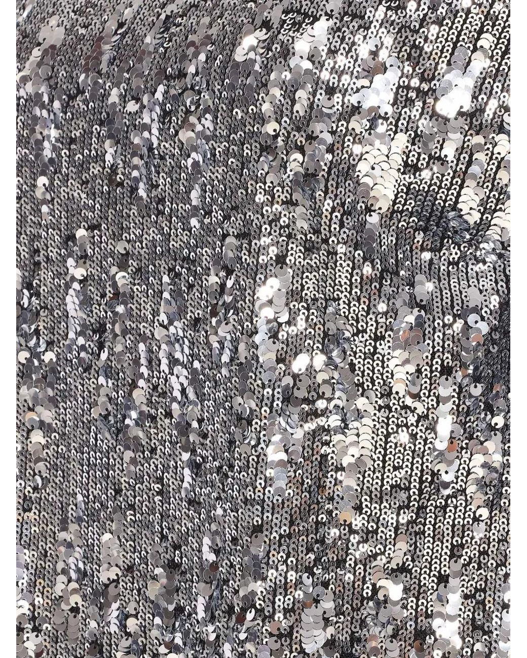 Aniye By Gray Sequin-Embellished Short-Sleeve Top
