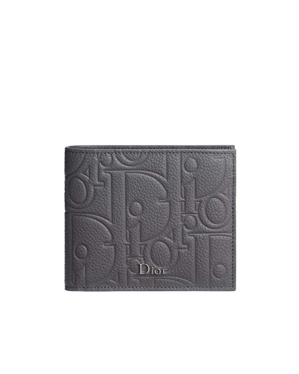 Dior Gray Bifold Wallet for men
