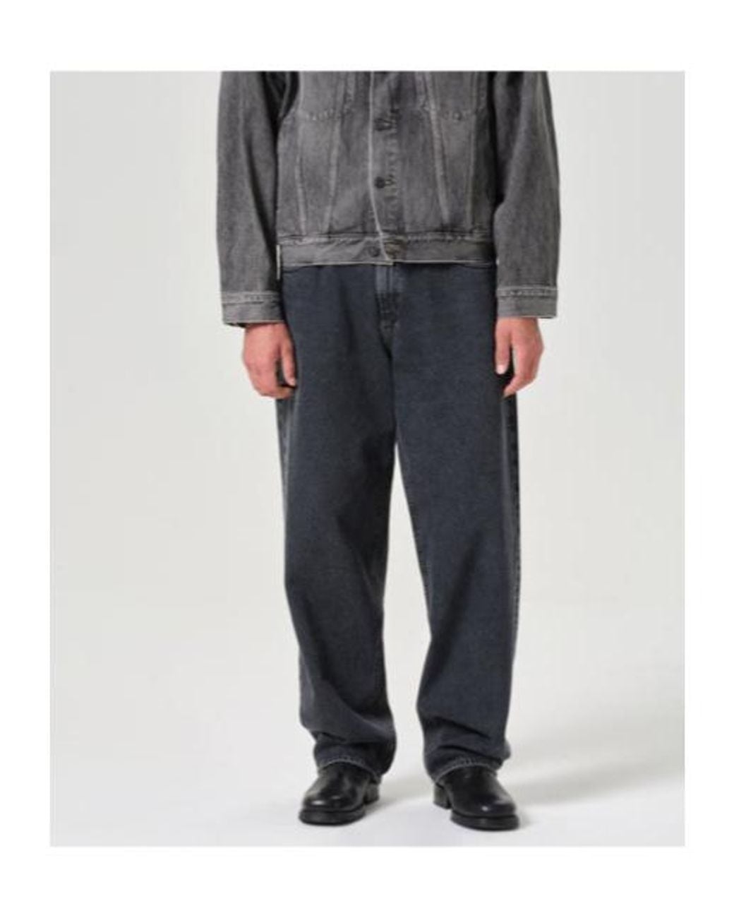 Agolde Blue Fusion Tapered-Leg Jeans for men