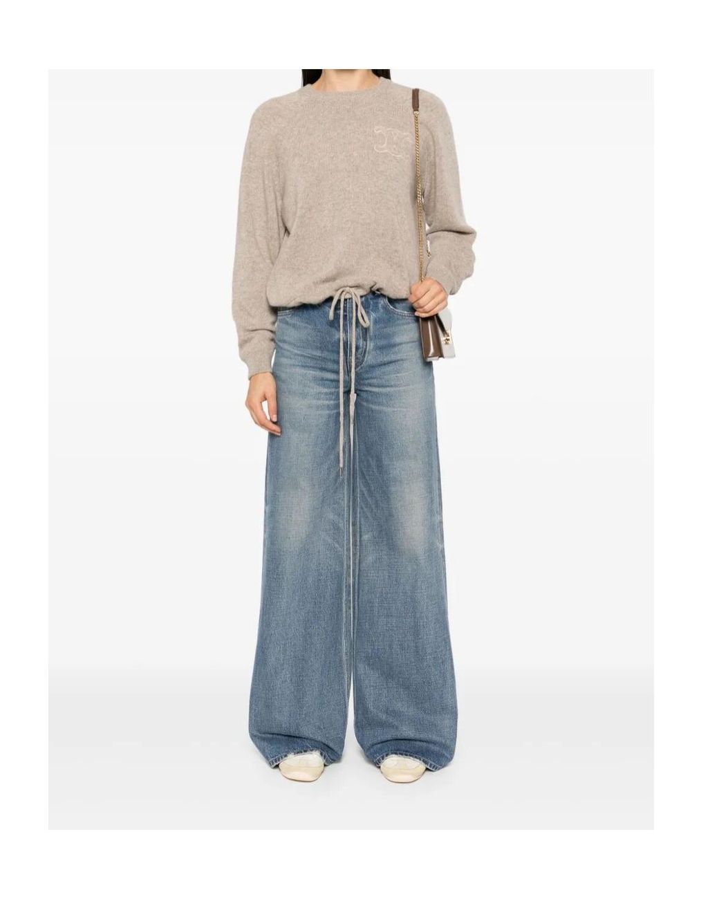 Céline Blue Flared Surf Jeans