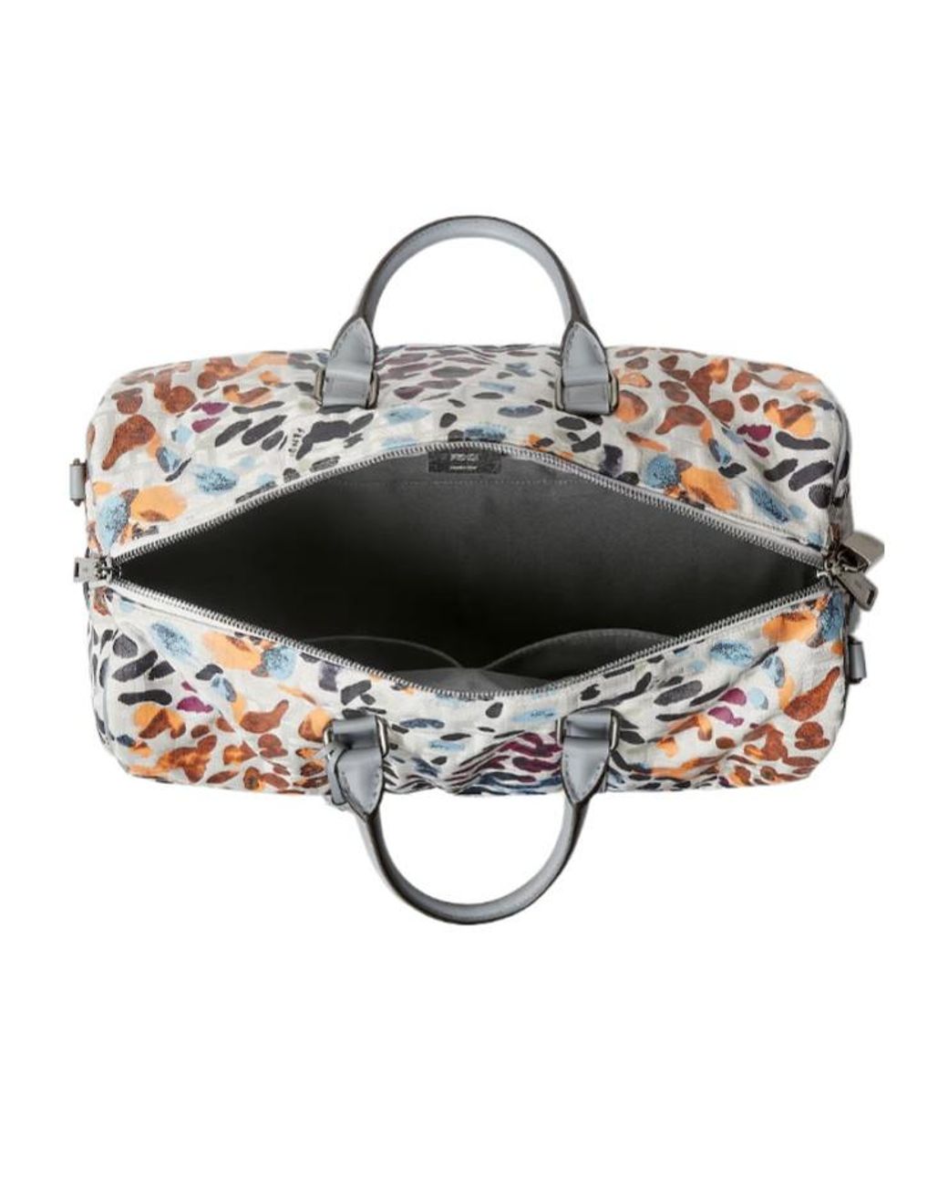 Fendi Gray Ff Travel Bag for men
