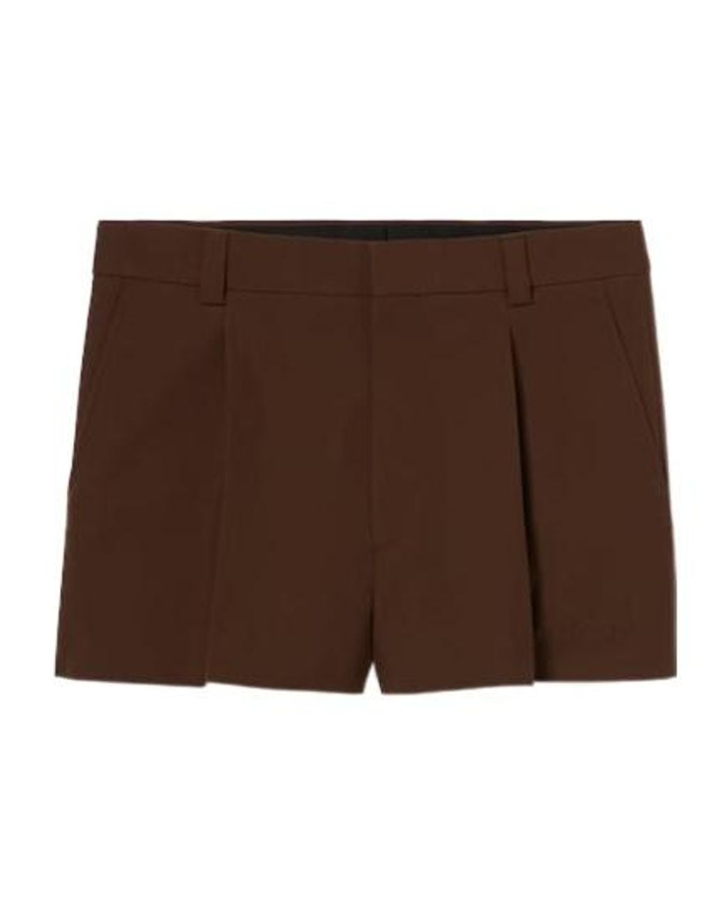 Gucci Brown グッチ プリーツディテール ショーツ for men