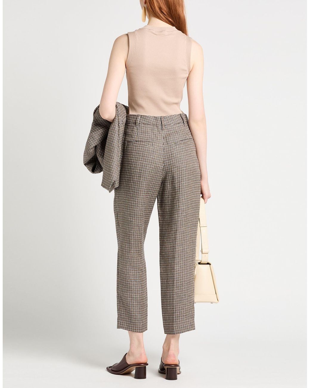 Brunello Cucinelli Gray High-Waist Harem Pants