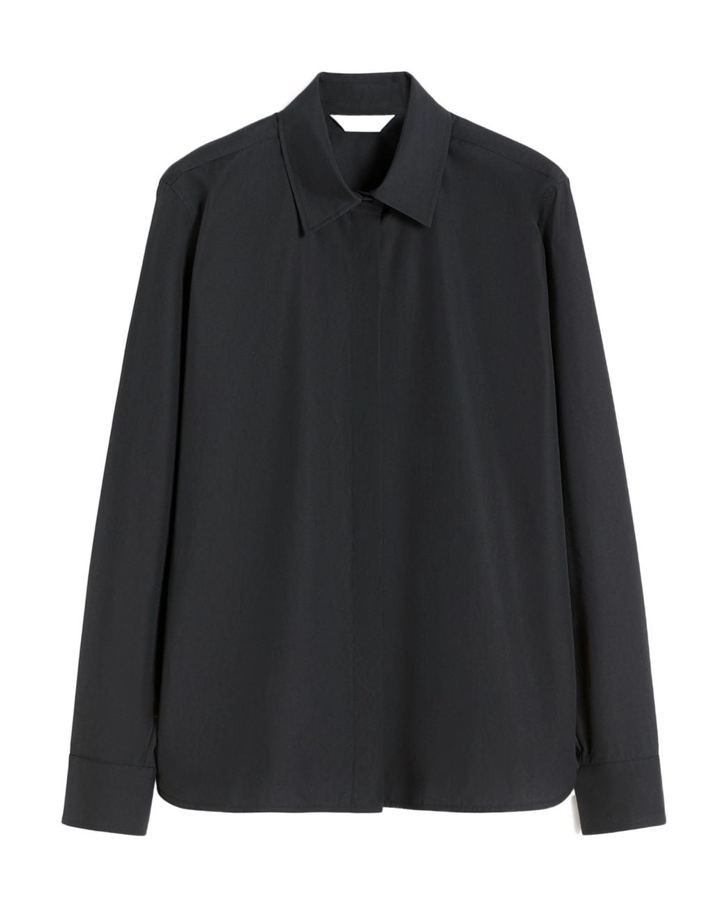 Max Mara Black Buttoned Shirt