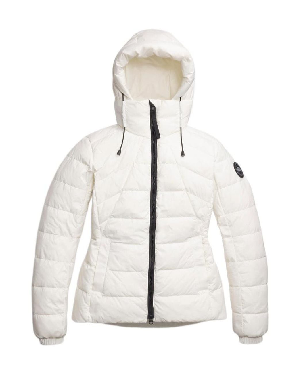 Canada Goose White Abbott Hoodie Label