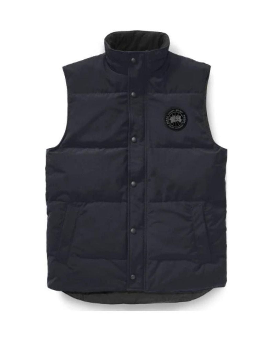 Canada Goose Blue Garson Label Padded Gilet for men