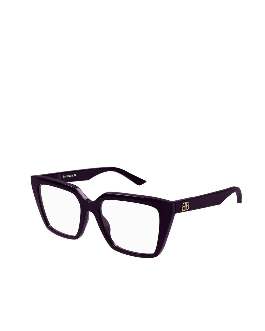 Balenciaga White Eyewear Butterfly Frame Glasses