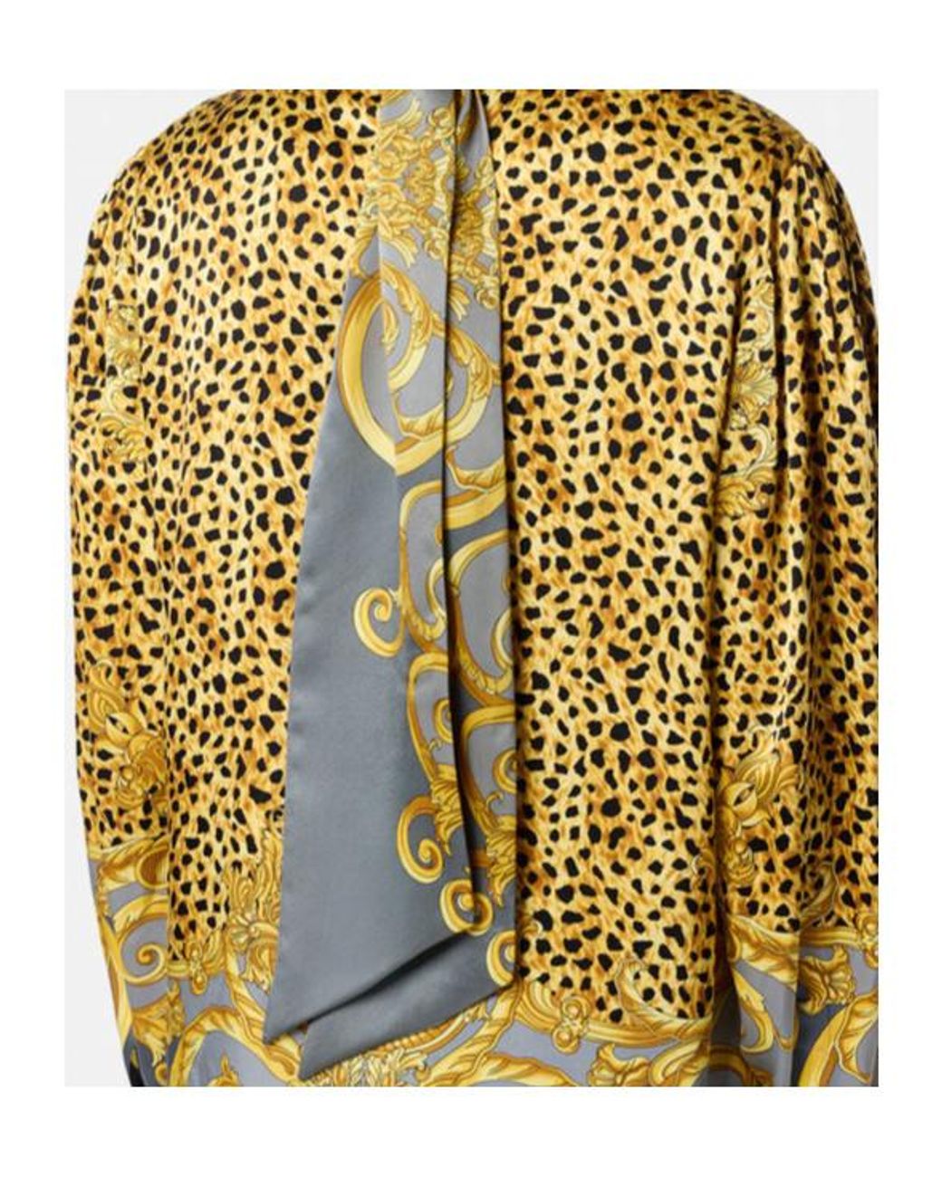 Versace Multicolor Pattern-Printed Long-Sleeved Shirt