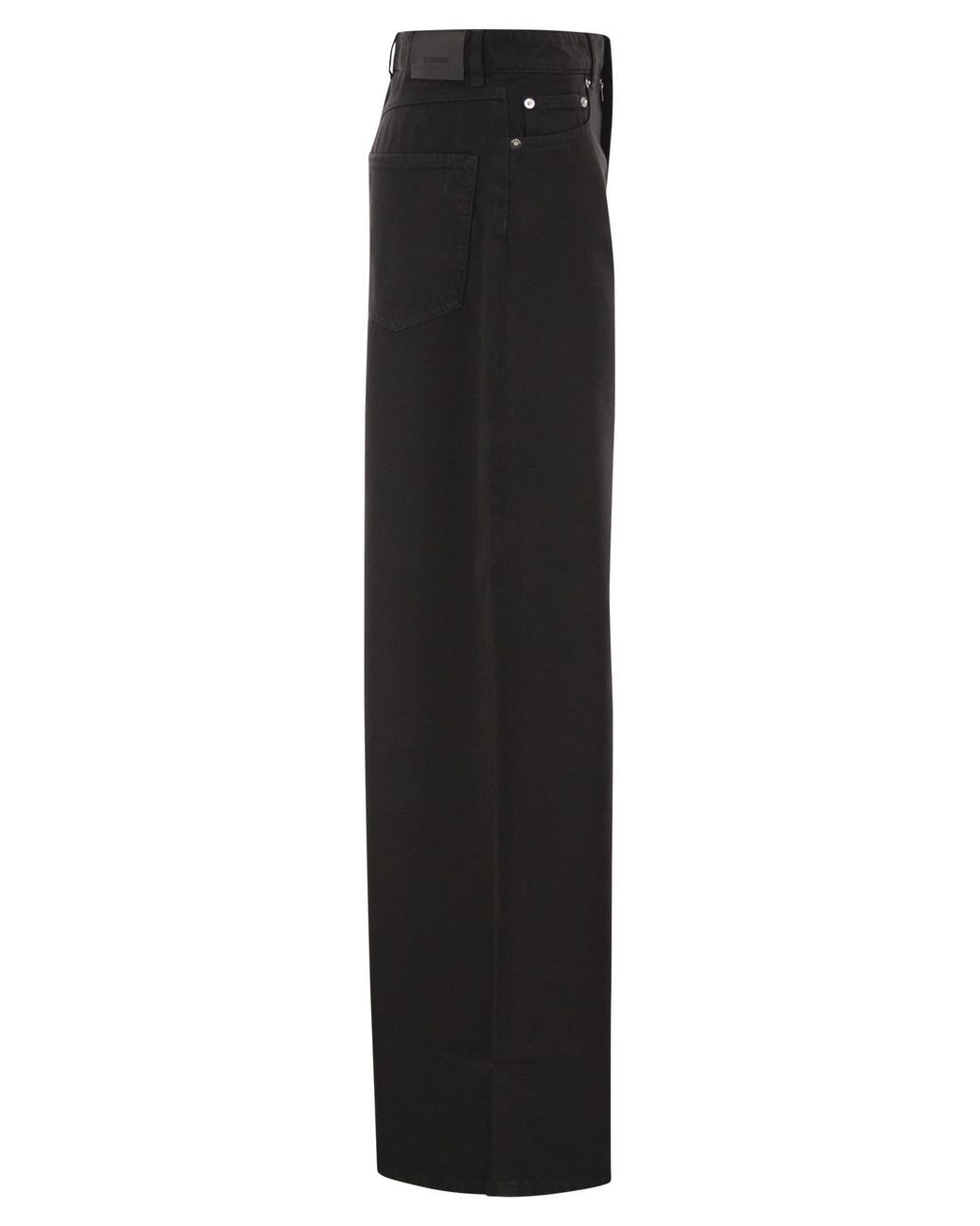 Sportmax Black Spdsiamese Wide Leg Jeans